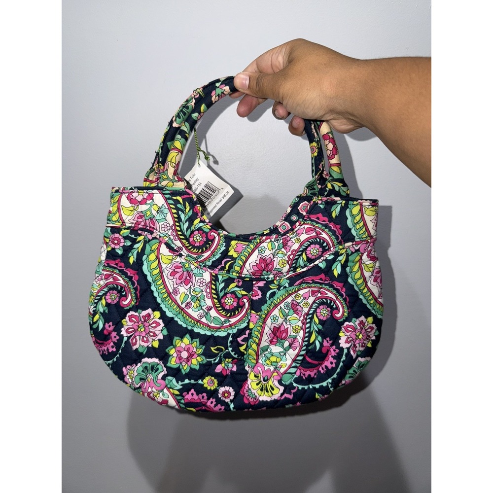 Vera Bradley  Mini Tote Petal Paisley New With Tags Purse Handbag M